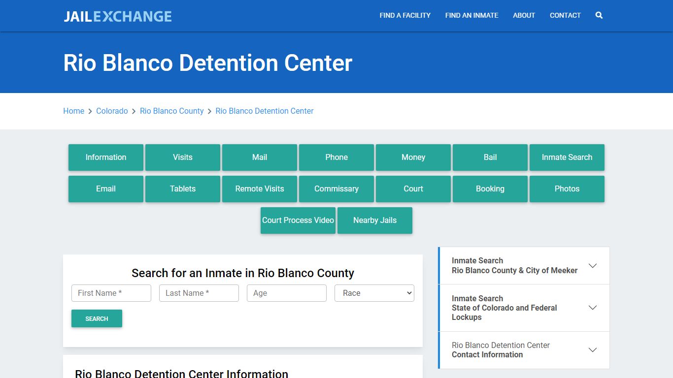 Rio Blanco Detention Center - Jail Exchange